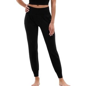 ATHLETA Salutation High Rise Jogger Style 531288 Black Buttery Soft Size Medium